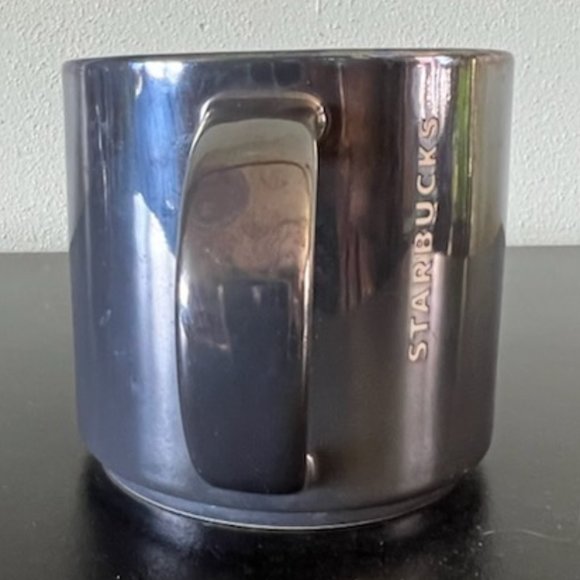 Starbucks Gray Iridescent Pearl Luster Luminous Coffee Mug Graphite Color - 2013 - Picture 3 of 5